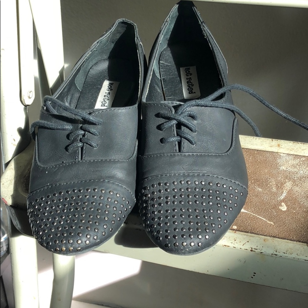black shoes